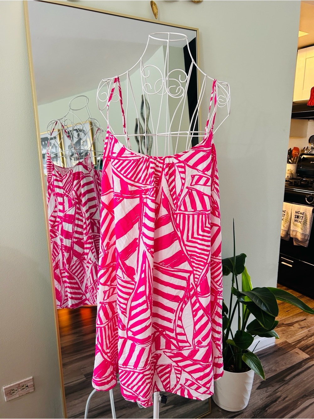 Lilly Pulitzer Hot Pink & White  Sundress